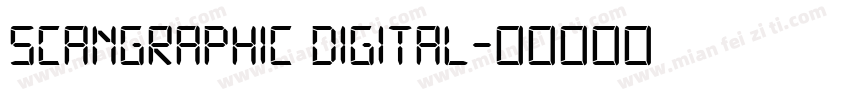 Scangraphic Digital字体转换